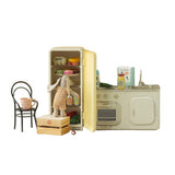 Maileg - Miniature fridge yellow