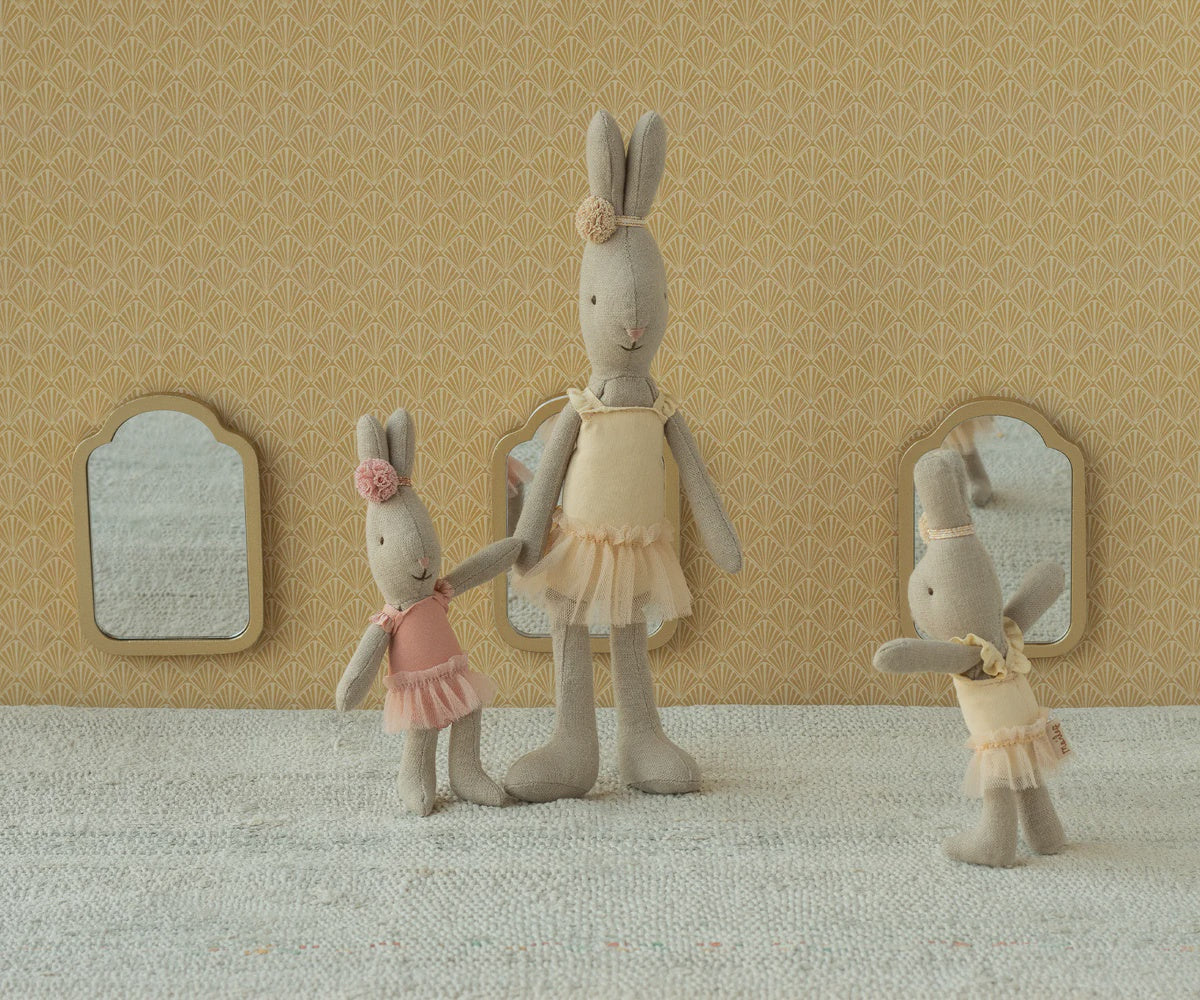 Maileg | Rabbit Micro - Ballet suit and skirt rose