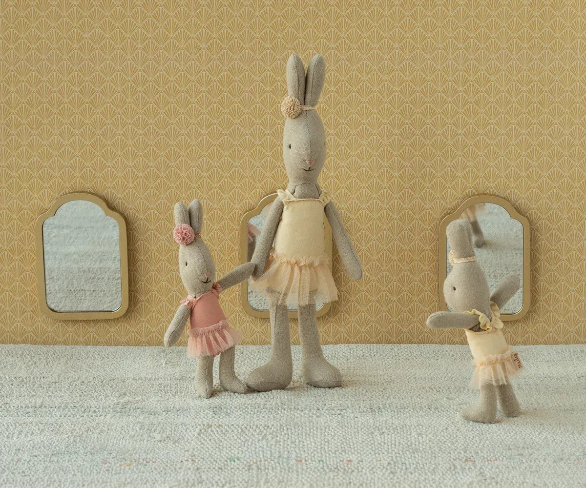 Maileg | Rabbit Micro - Ballet suit and skirt rose