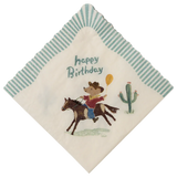 Maileg - Servetten, Happy birthday - Cowboy