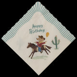 Maileg - Servetten, Happy birthday - Cowboy