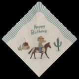 Maileg - Servetten, Happy birthday - Cowboy