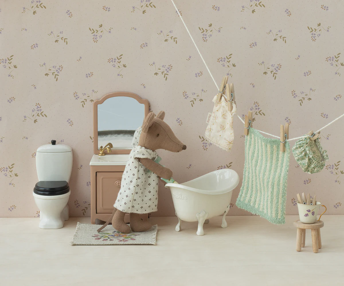 Maileg |Sink dresser Dark Powder-1