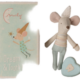 Maileg, Tooth fairy mouse, Little brother in matchbox - 4105
