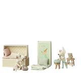 Maileg, Tooth fairy mouse, Little brother in matchbox - 4105