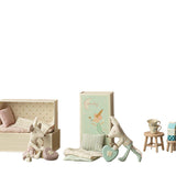 Maileg Tooth fairy mouse, little sister in matchbox