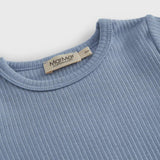 MarMar Copenhagen | Body SS Romper - Blue Iris