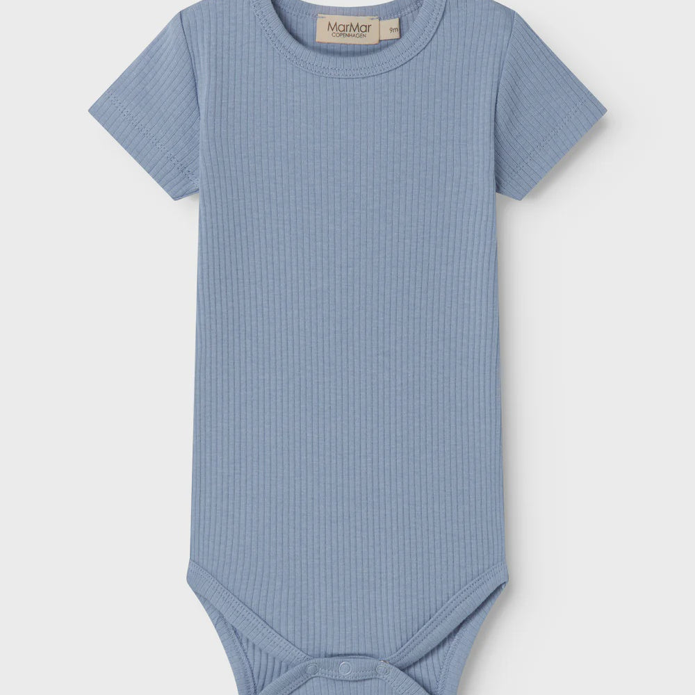 MarMar Copenhagen | Body SS Romper - Blue Iris