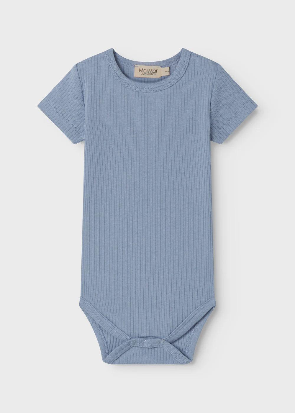 MarMar Copenhagen | Body SS Romper - Blue Iris