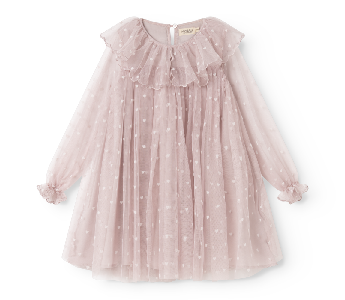 MarMar Copenhagen | Dera jurk | Cloud gray hearts