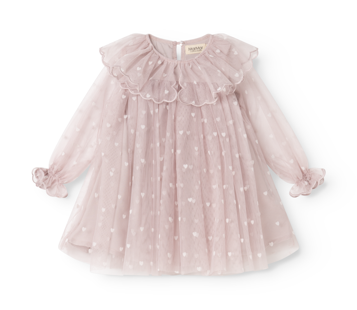 MarMar Copenhagen | Dera jurk | Cloud gray hearts