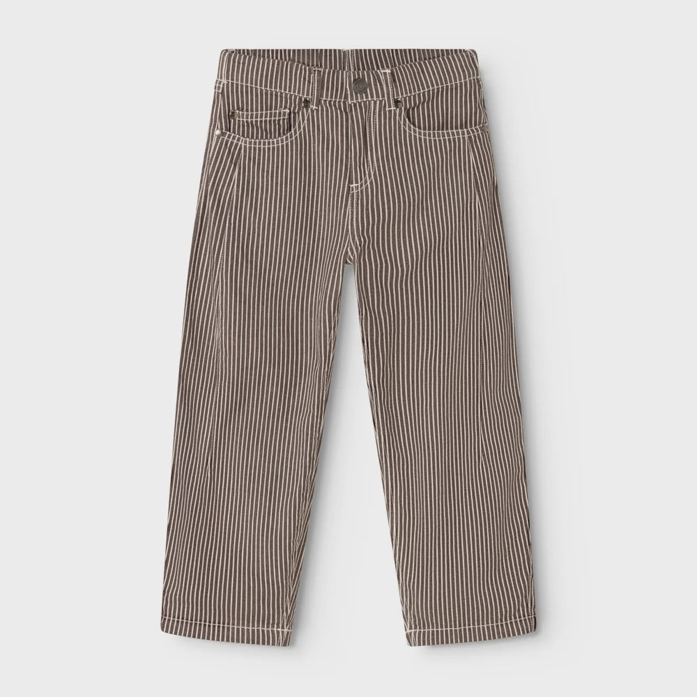 MarMar Copenhagen | Pando broek | Dark brownie stripe