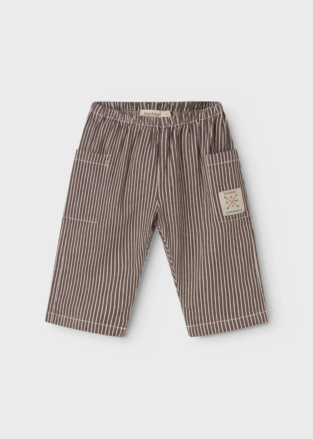MarMar Copenhagen | Panto broek | Dark brownie stripe