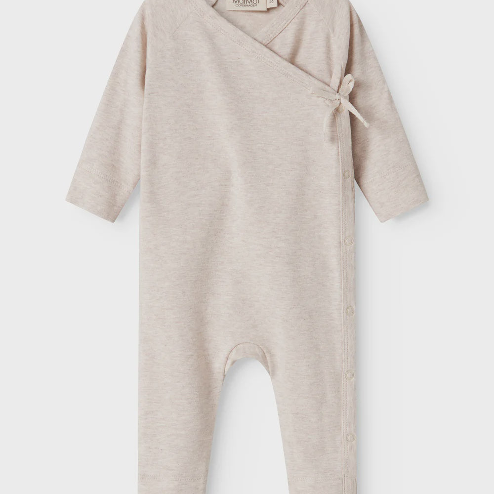 MarMar Copenhagen | Rula babysuit - Light Beige Mel.