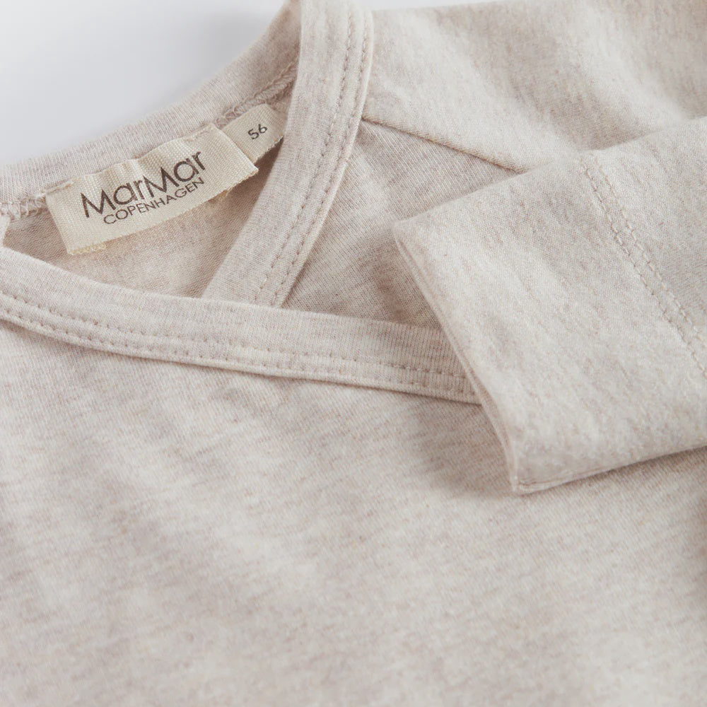 MarMar Copenhagen | Rula babysuit - Light Beige Mel.