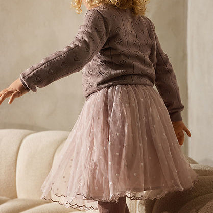 MarMar Copenhagen | Solvig rok | Cloud gray hearts