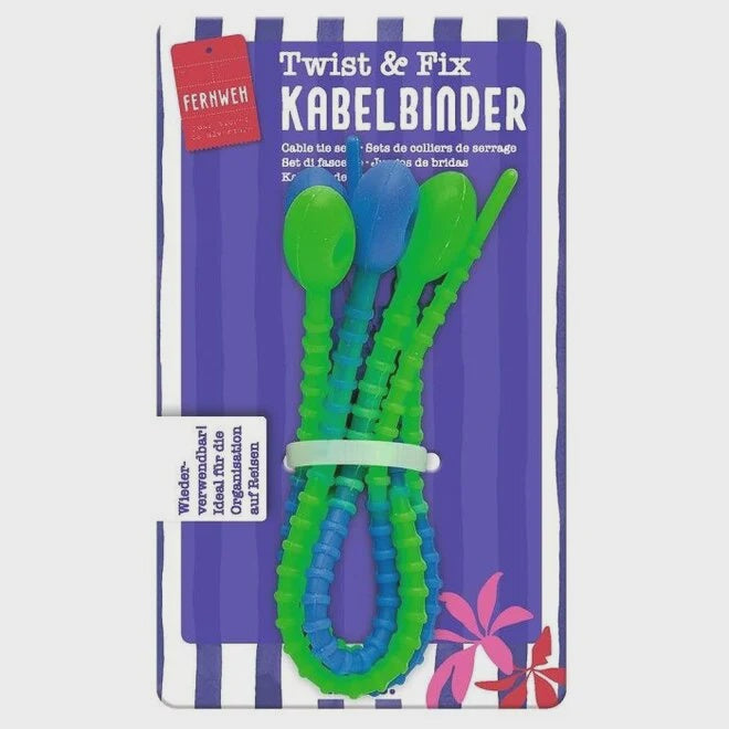 Moses | Reizen Kabelbinders Neon set van 4