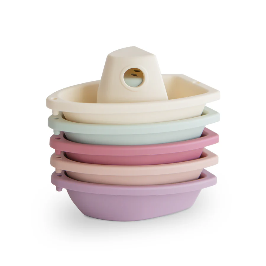 Mushie | Boats pastel