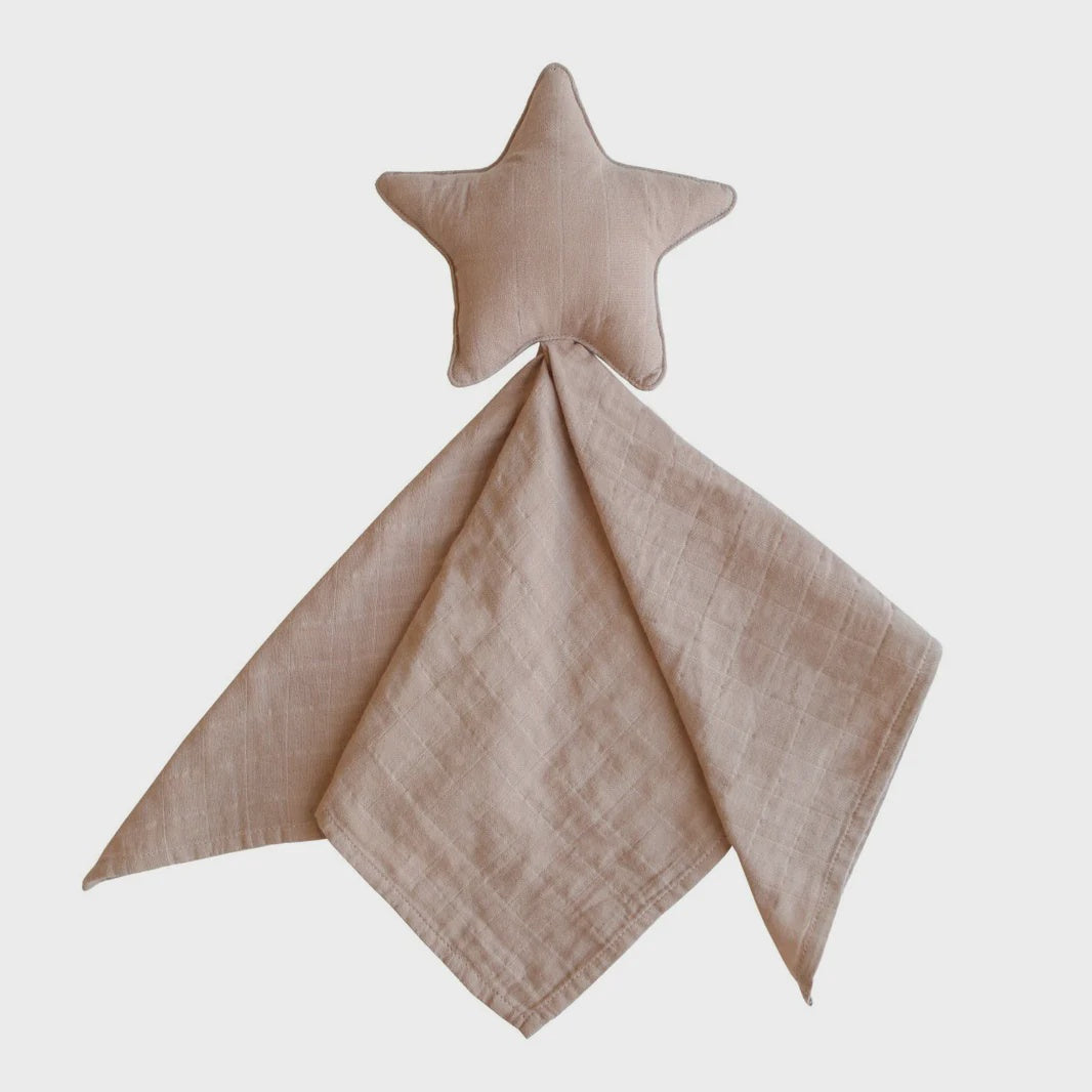 Mushie Knuffeldoekje star lovely natural