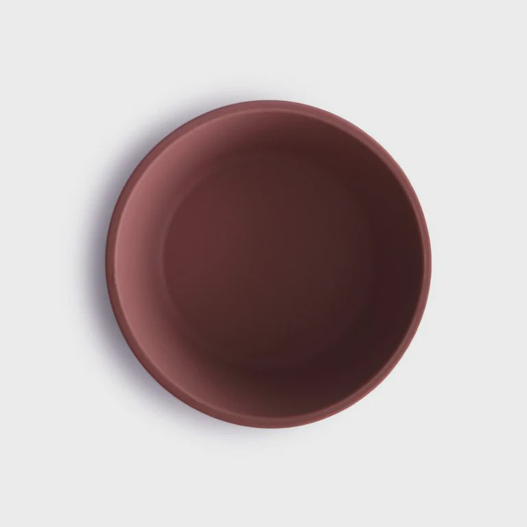 Mushie | Silicone bowl met zuignap | Woodchuck