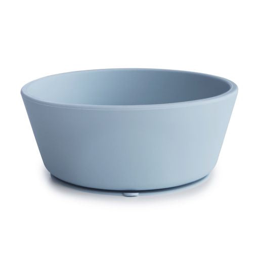 Mushie | Silicone bowl met zuignap |powder blue