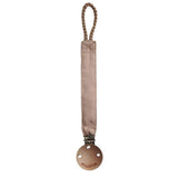 Mushie | Speenketting linnen - Olive / Shifting sand