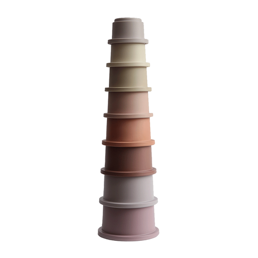 Mushie | Stacking cups pastel