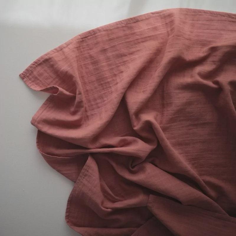 Mushie | Swaddle 120x120 Cedar