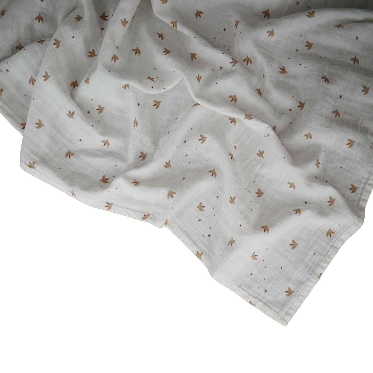 Mushie | Swaddle 120x120 Sparrow