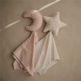 Mushie l Knuffeldoek maan lovey blush