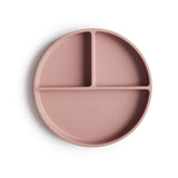 Mushie l Silicone Plate met vakken Blush