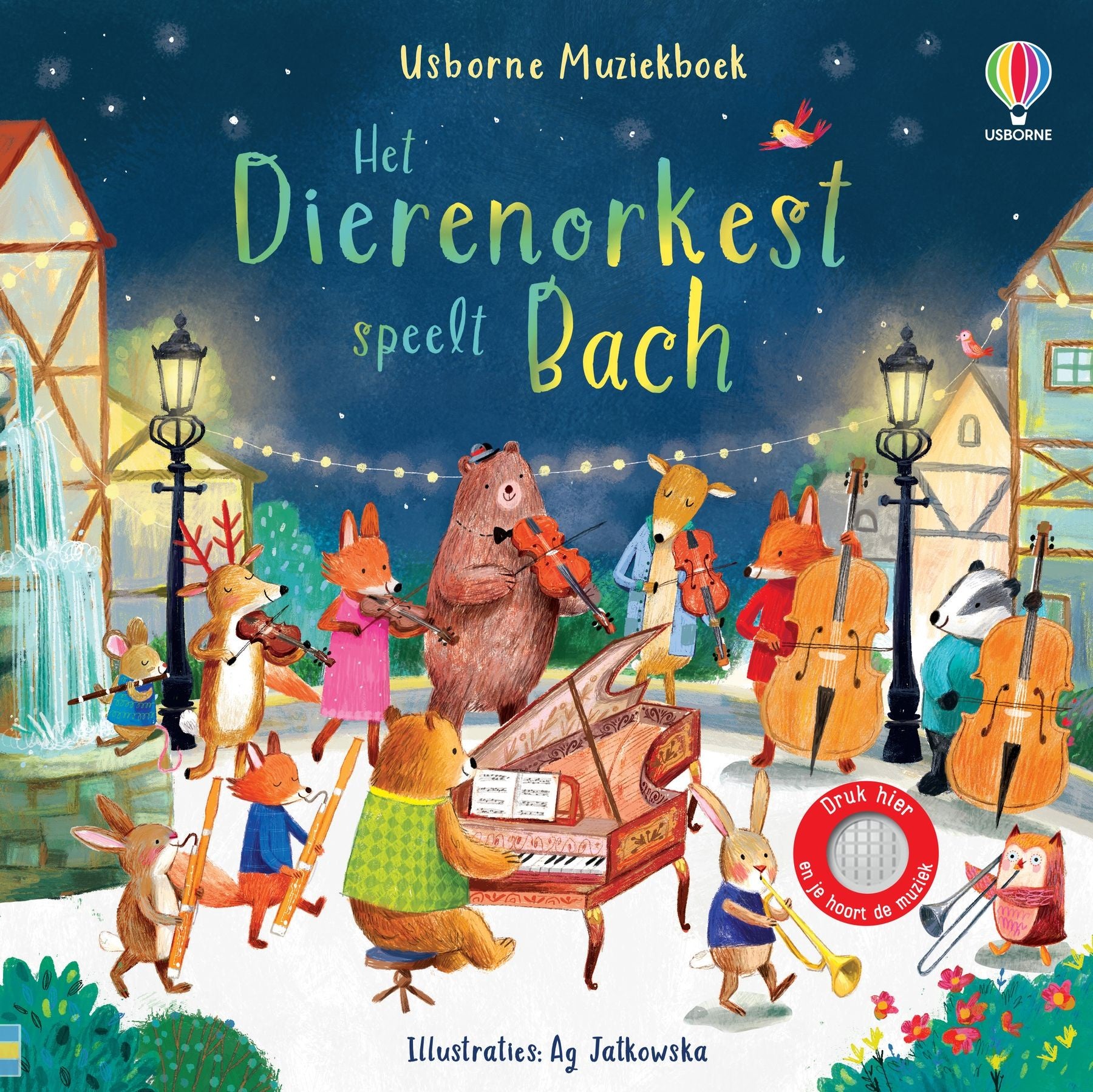 Muziekboek Het dierenorkest speelt bach