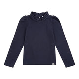 Navy Natural | Loulou top | Graphite