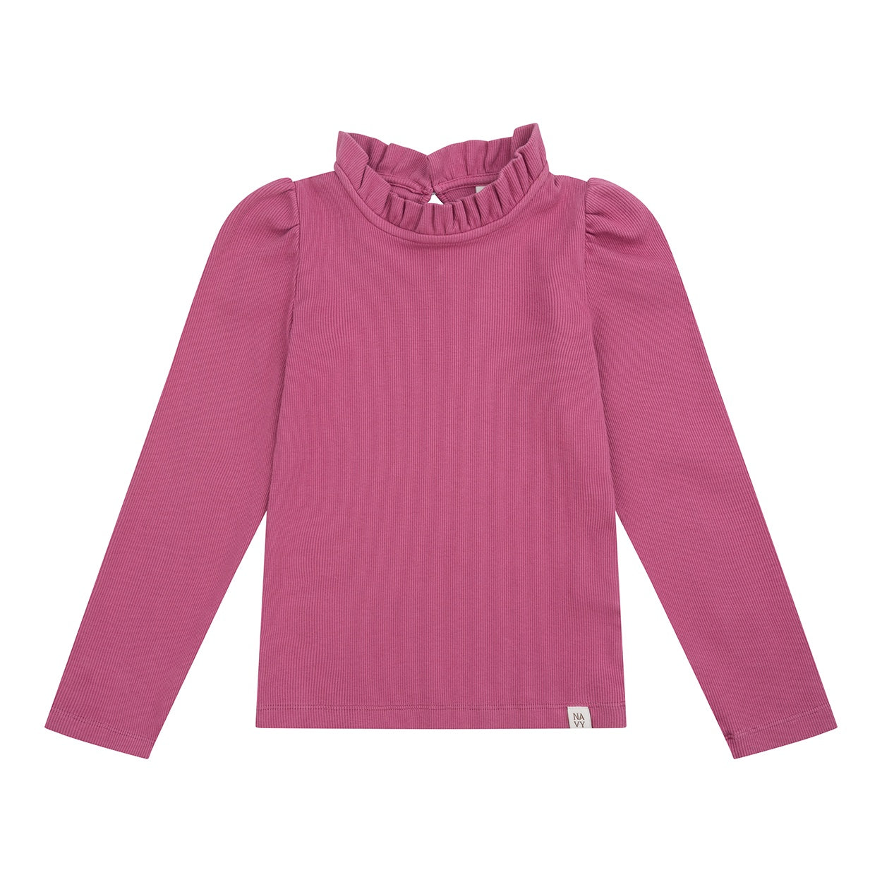 Navy Natural | Loulou top | Red violet