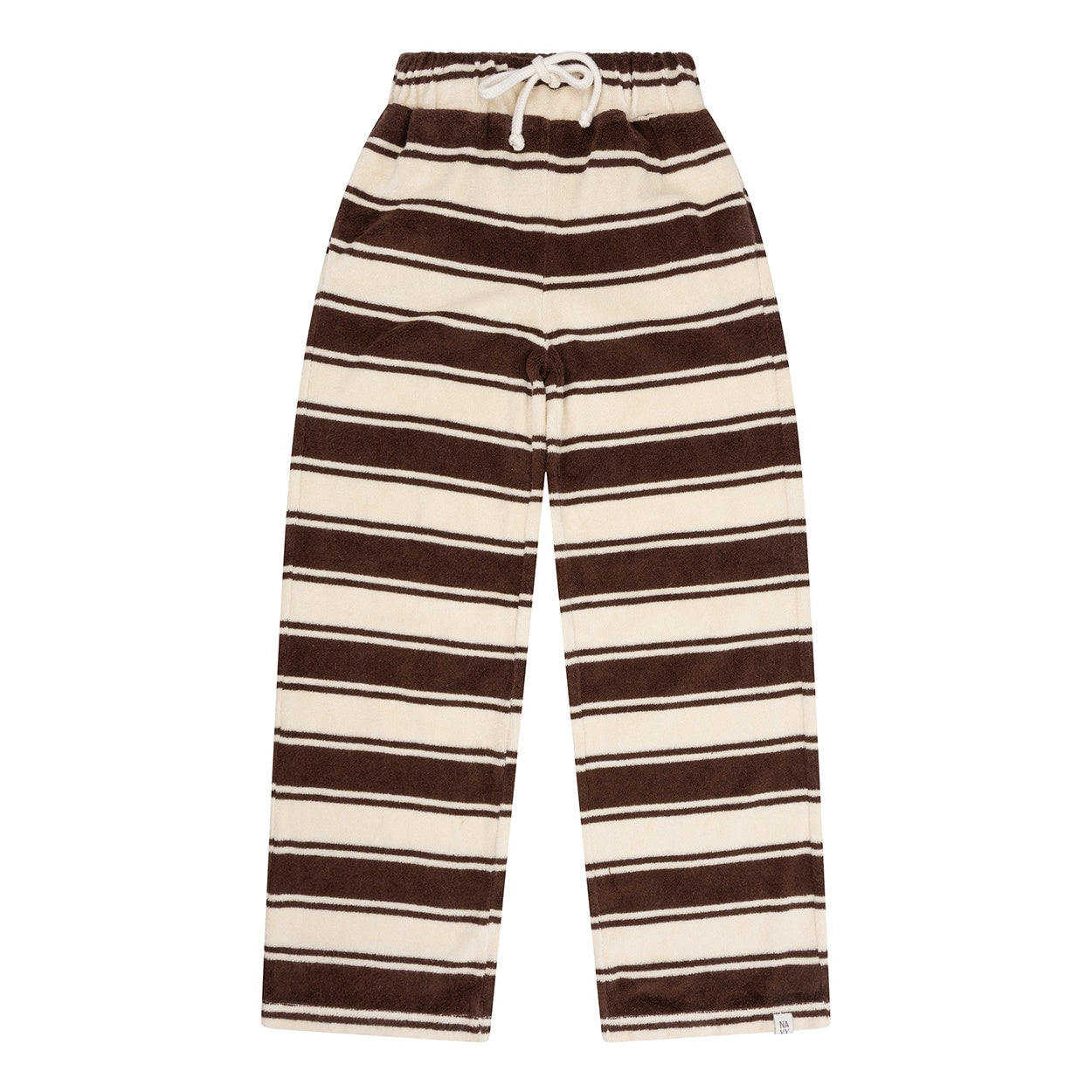 Navy Natural | Milly pants stripe | Ecru