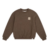 Navy Natural | Oversized sweater waves | Brown