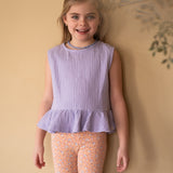 Navy Natural | Rose top lilas mousseline