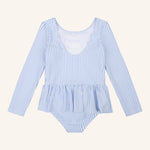 Navy Natural | Swimsuit blue stripe