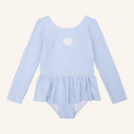 Navy Natural | Swimsuit blue stripe