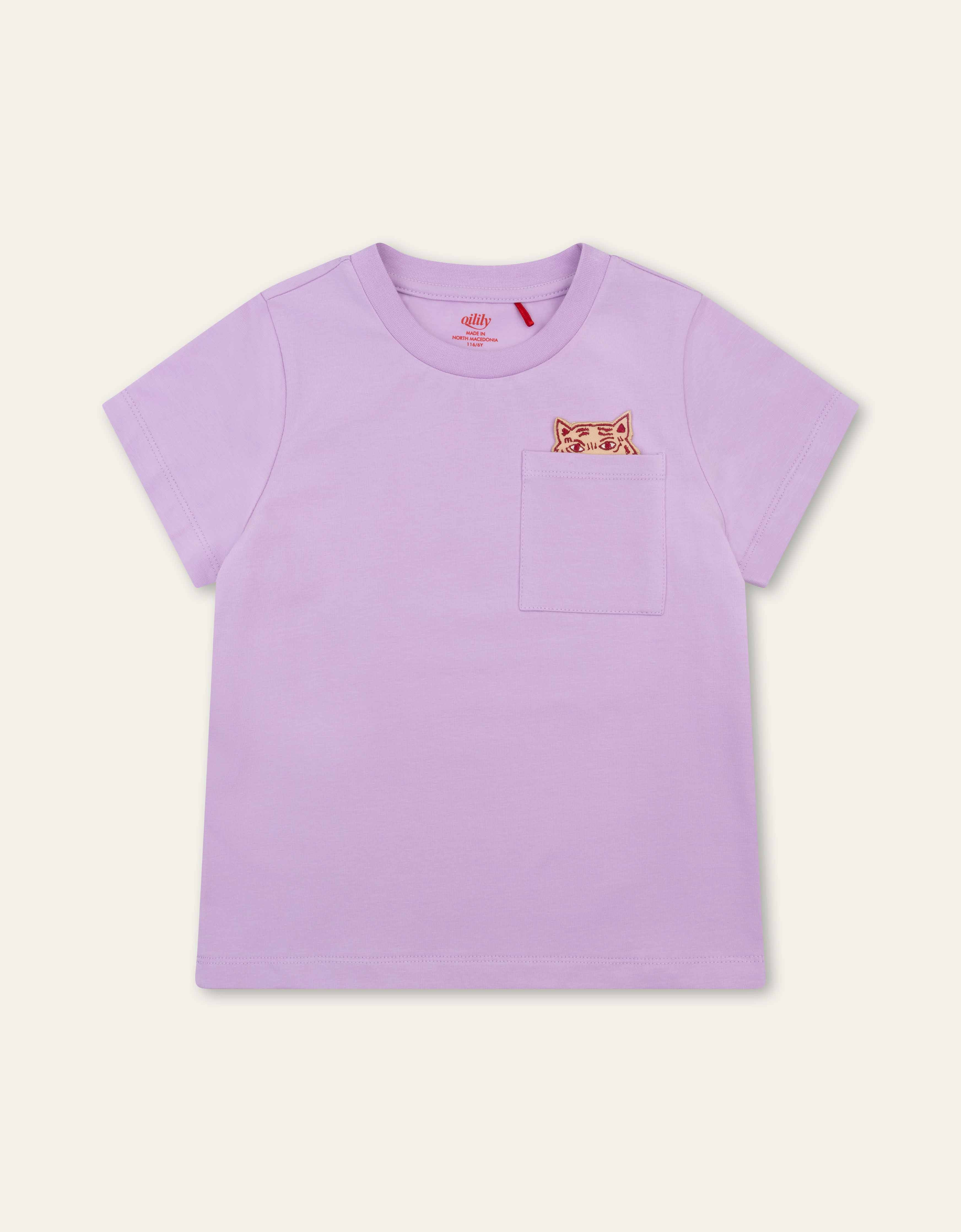 Oilily | Tak s.sl. t-shirt with pocket orchid bloom