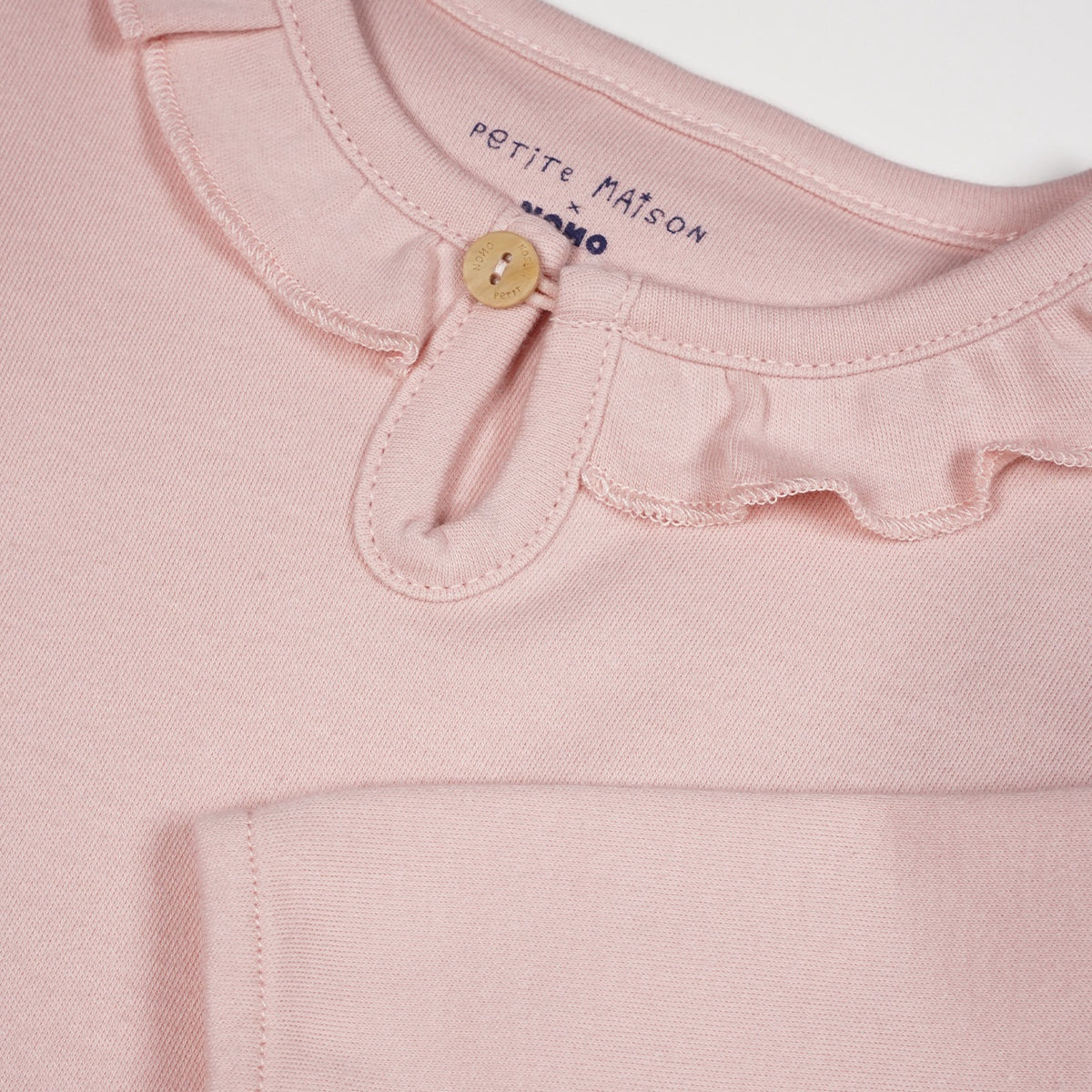 Petit maison | Kaya Longsleeve ruffle | Pastel pink