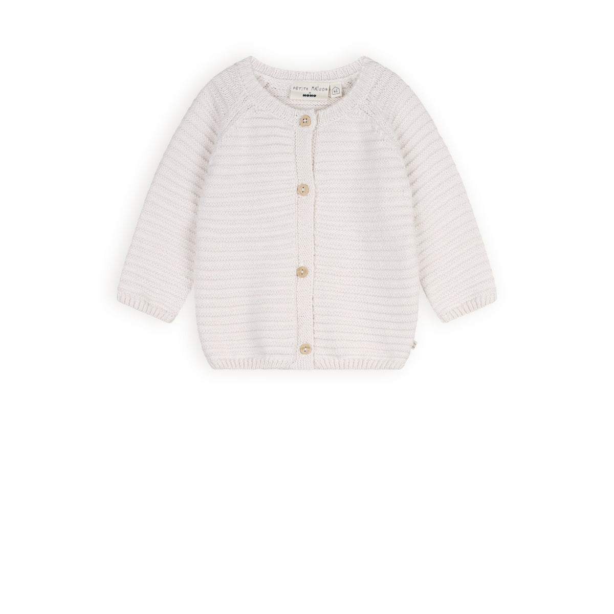 Petit maison | Kiki Knitted vest | Creme