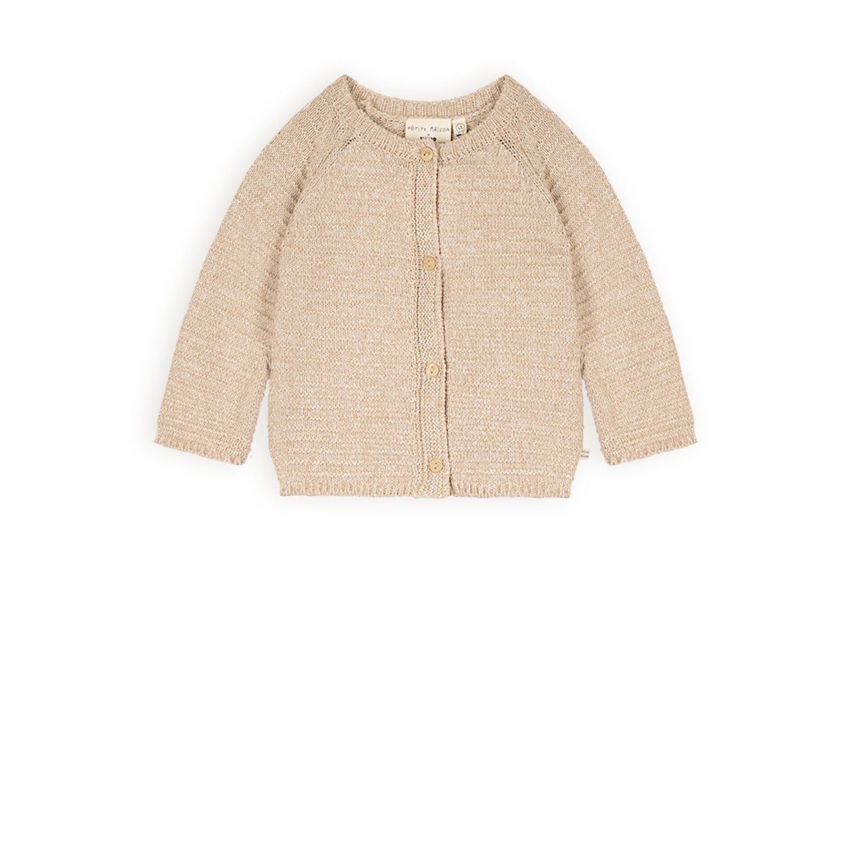 Petit maison | Kiki knitted vest | Oatmeal