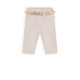 Petit maison | ruffle leggings | oatmeal