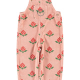 Piupiuchick | Dungarees pink w/ big flowers
