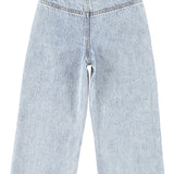 Piupiuchick | Flare trousers fadded light blue denim
