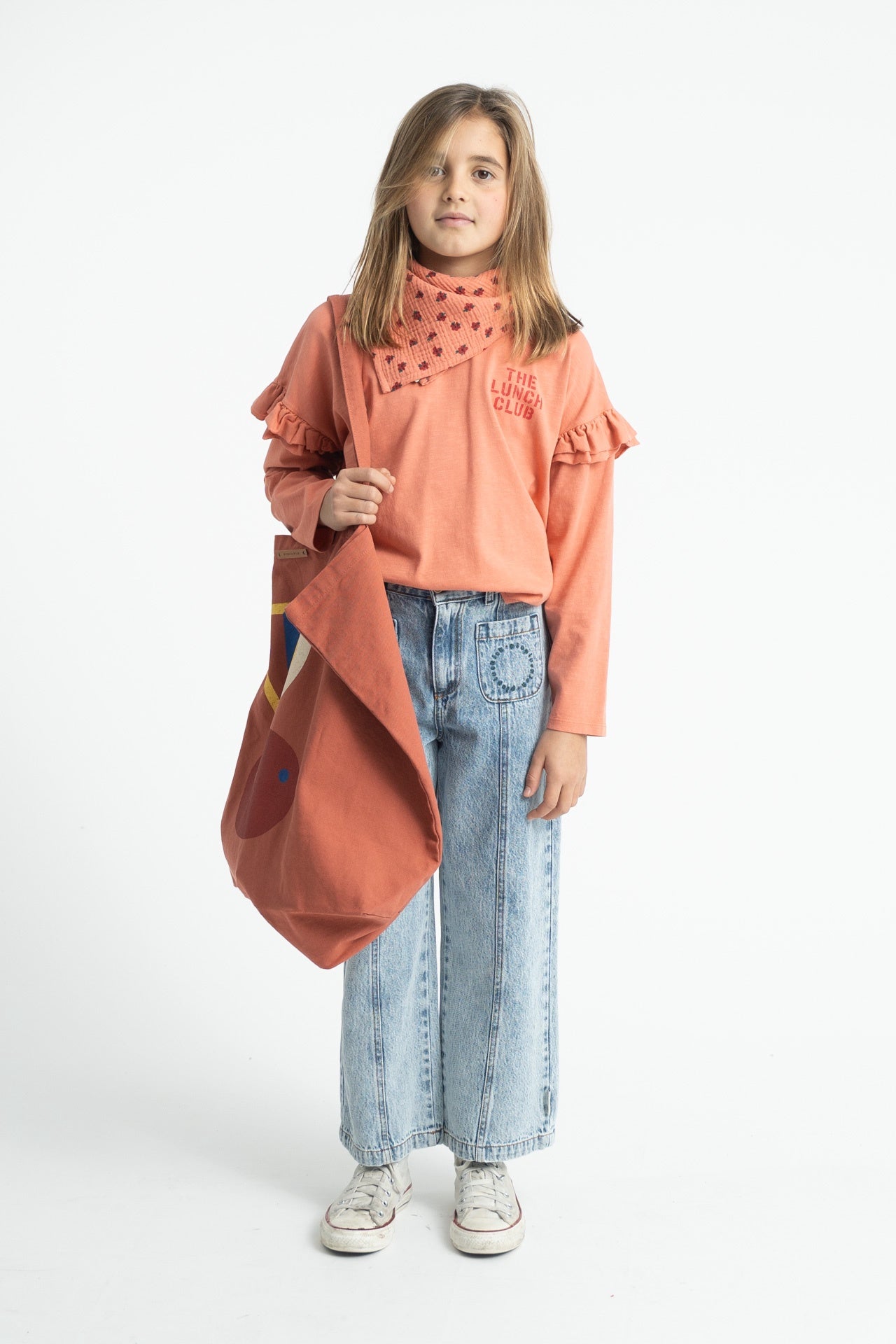 Piupiuchick | Flare trousers fadded light blue denim