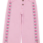 Piupiuchick Flare trousers lilac