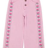 Piupiuchick Flare trousers lilac