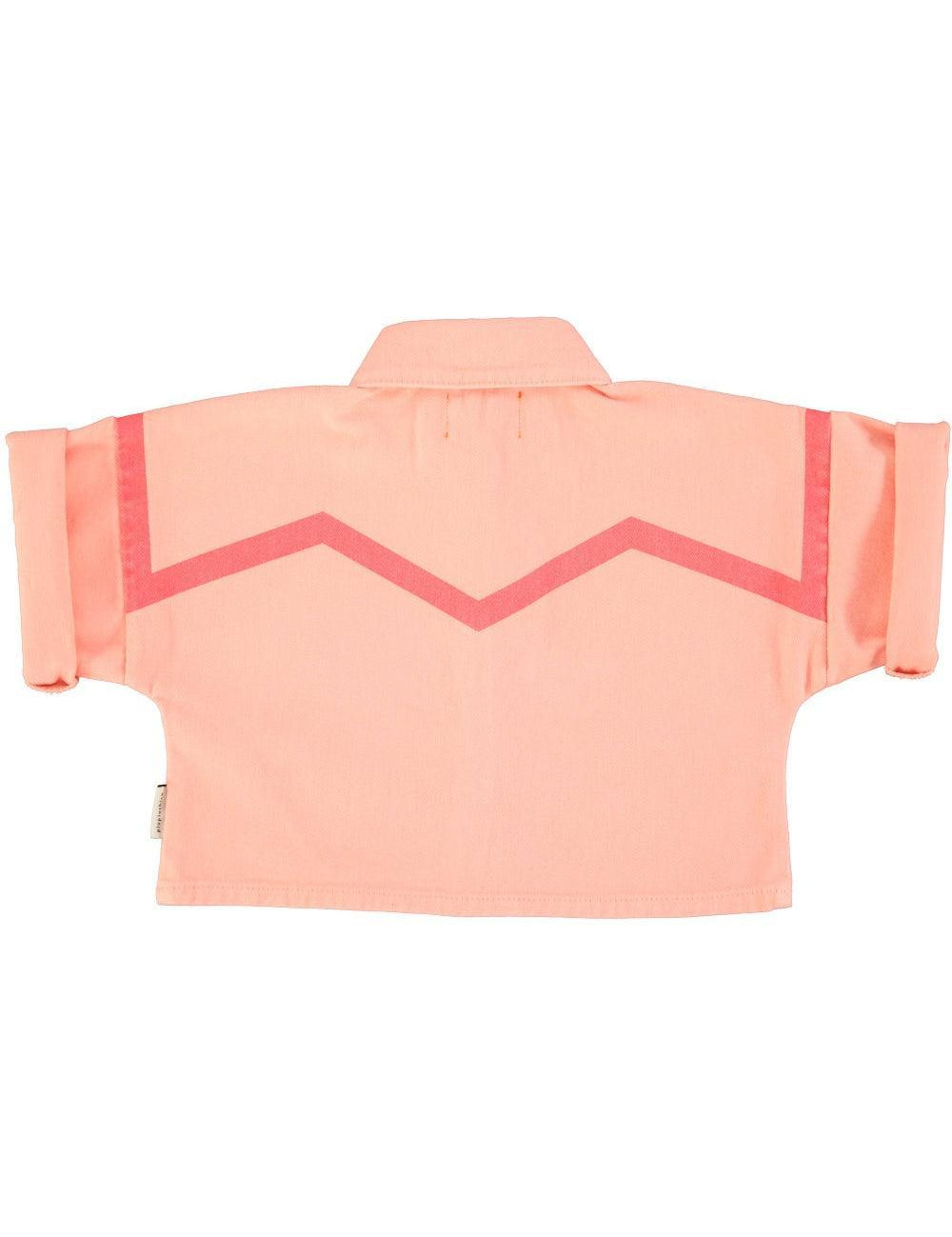 Piupiuchick Jacket SS Pink w/ lines